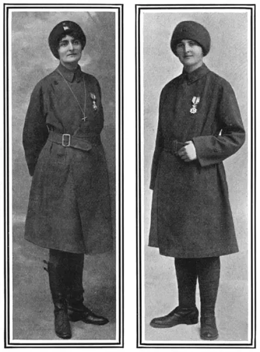 Framed Print : Elsie Knocker and Mairi Chisholm, WW1 nurses