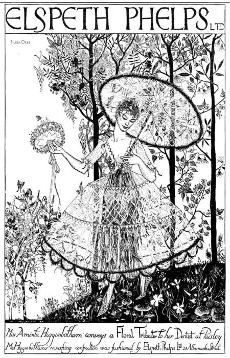 Framed Print : Elspeth Phelps advertisement, 1920 Framed Print : Elspeth Phelps advertisement, 1920