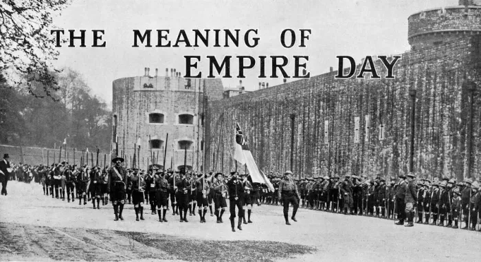 Framed Print : Empire Day - Union Jack sent from England to Australia