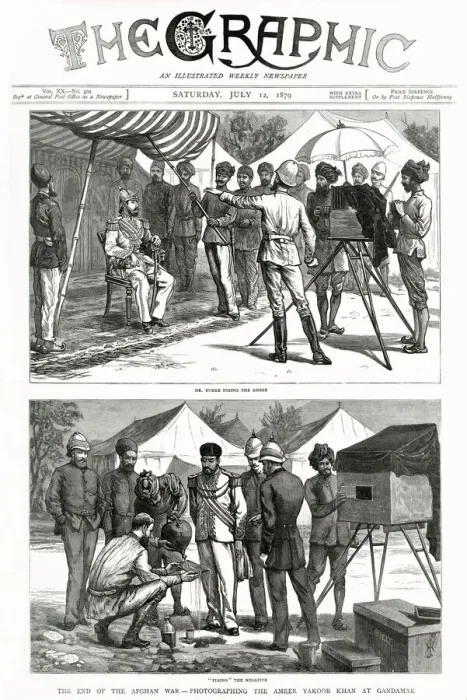Framed Print : The end of the Afghan War featured on the cover of The Graphic Framed Print : The end of the Afghan War featured on the cover of The Graphic