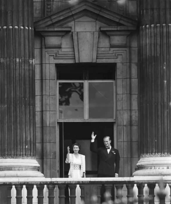 Framed Print : Engagement of Princess Elizabeth and Philip Mountbatten Framed Print : Engagement of Princess Elizabeth and Philip Mountbatten