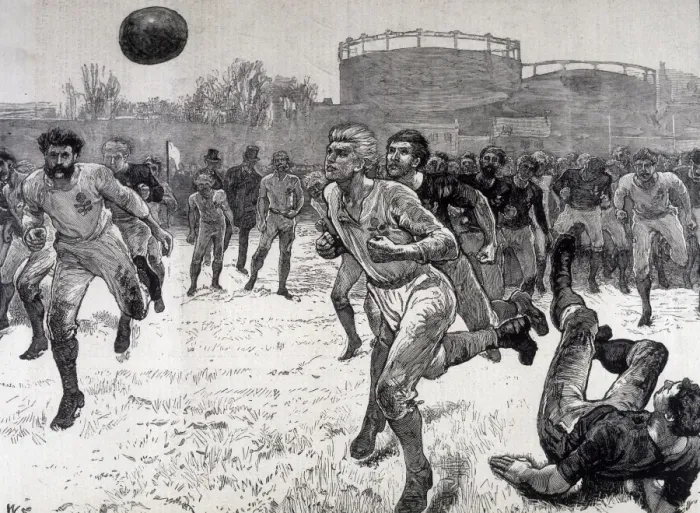 Framed Print : England V Scotland 1872 Framed Print : England V Scotland 1872