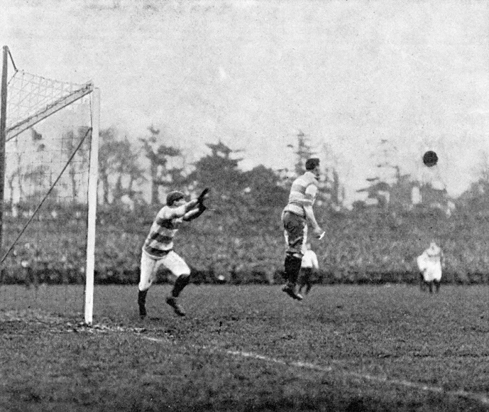 Framed Print : England v Scotland football match, 1901 Framed Print : England v Scotland football match, 1901