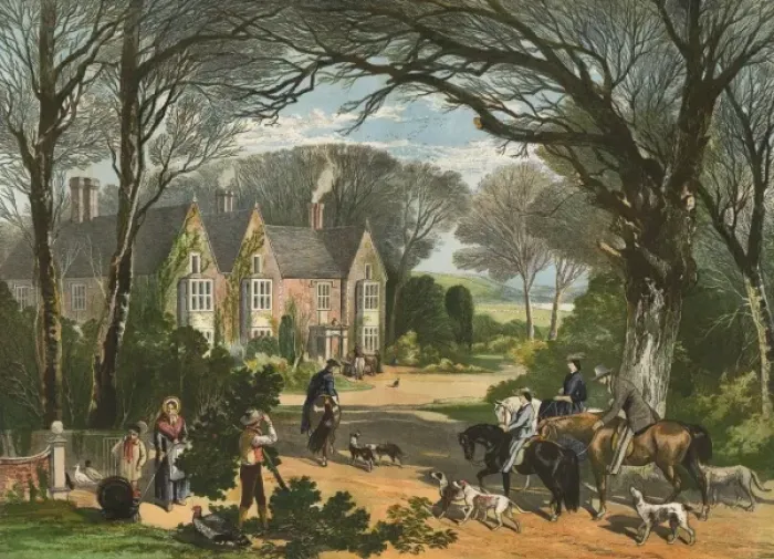Framed Print : English stately home Framed Print : English stately home