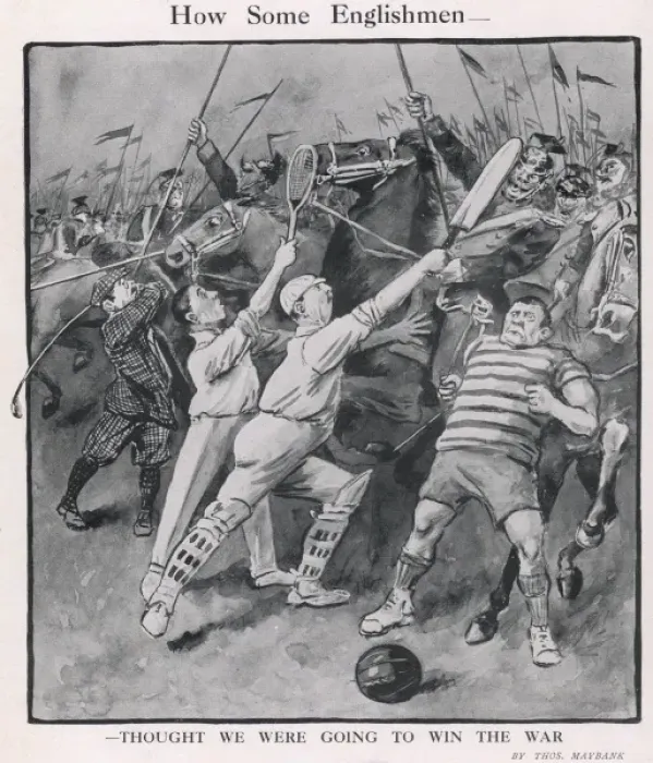 Framed Print : How Some Englishmen thought we were going to win the war Framed Print : How Some Englishmen thought we were going to win the war