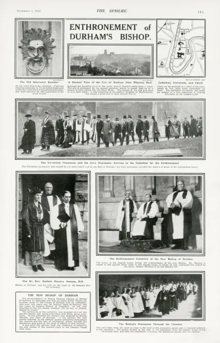 Framed Print : Enthronement of Durhams Bishop Framed Print : Enthronement of Durhams Bishop