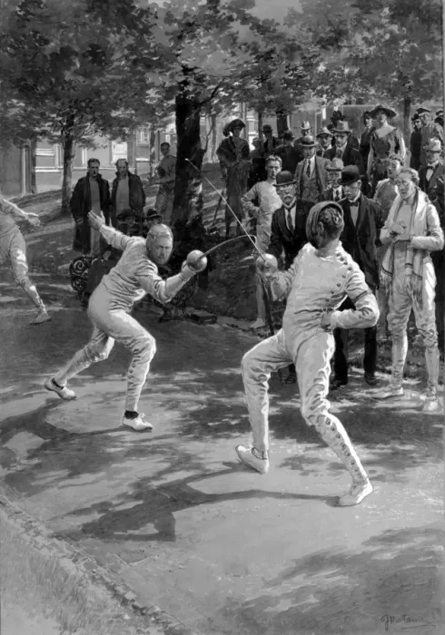 Framed Print : Epee Championship at Lincolns Inn, London Framed Print : Epee Championship at Lincolns Inn, London