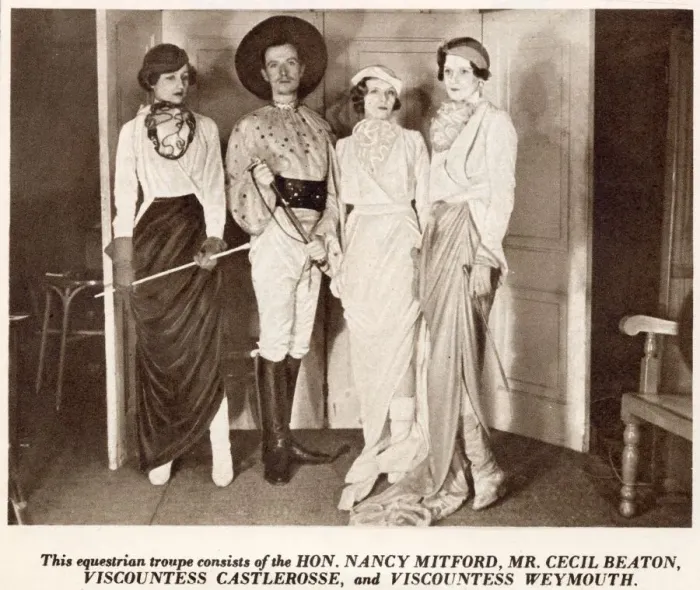 Framed Print : The equestrian group at the Circus Ball, Grosvenor House, 1933 Framed Print : The equestrian group at the Circus Ball, Grosvenor House, 1933