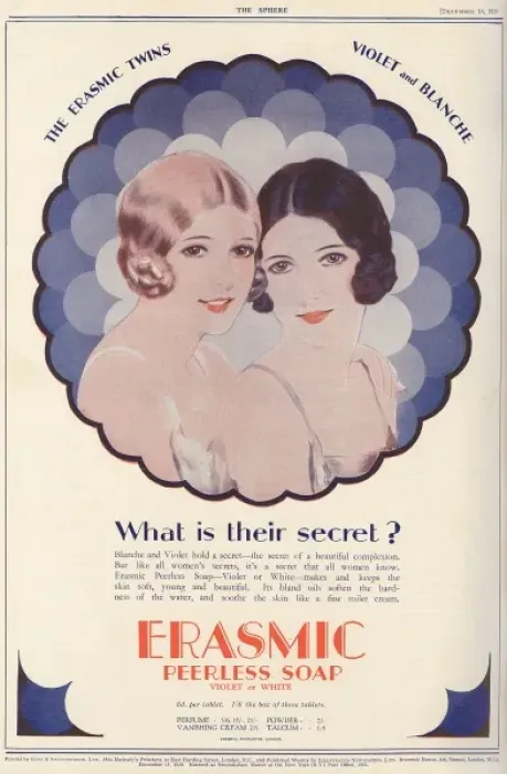Framed Print : Erasmic advertisement Framed Print : Erasmic advertisement