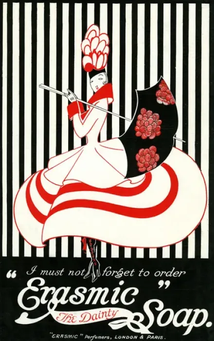 Framed Print : Erasmic Soap advertisement, 1917 Framed Print : Erasmic Soap advertisement, 1917
