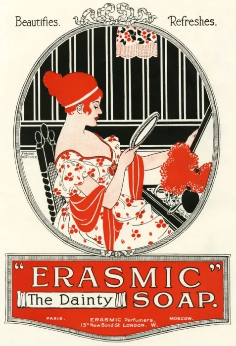Framed Print : Erasmic soap, WW1 advertisement Framed Print : Erasmic soap, WW1 advertisement