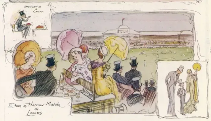 Framed Print : Eton and Harrow match at Lords Framed Print : Eton and Harrow match at Lords