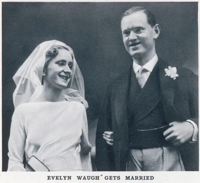 Framed Print : Evelyn Waugh gets married