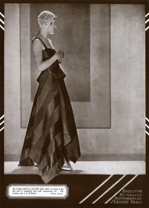 Framed Print : Evening dress by Lanvin Framed Print : Evening dress by Lanvin