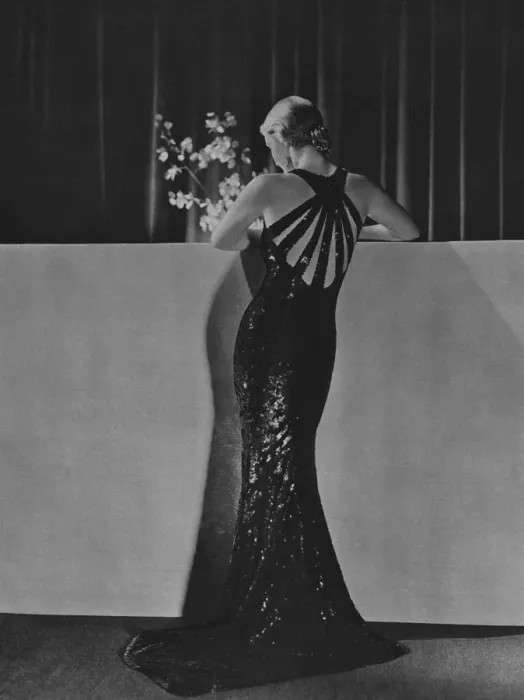 Framed Print : Evening dress by Patrick Perrott, 1934 Framed Print : Evening dress by Patrick Perrott, 1934