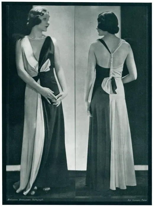 Framed Print : Evening dress by Worth, 1931 Framed Print : Evening dress by Worth, 1931