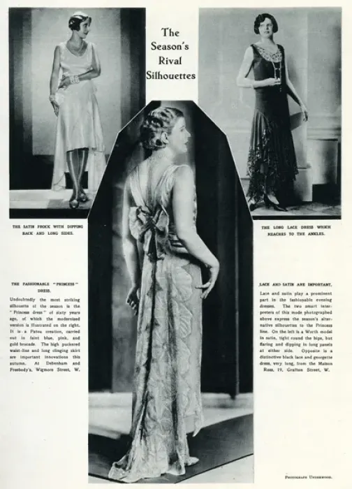 Framed Print : Evening dresses 1929 Framed Print : Evening dresses 1929
