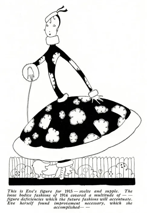 Framed Print : Eves figure for 1915 Framed Print : Eves figure for 1915