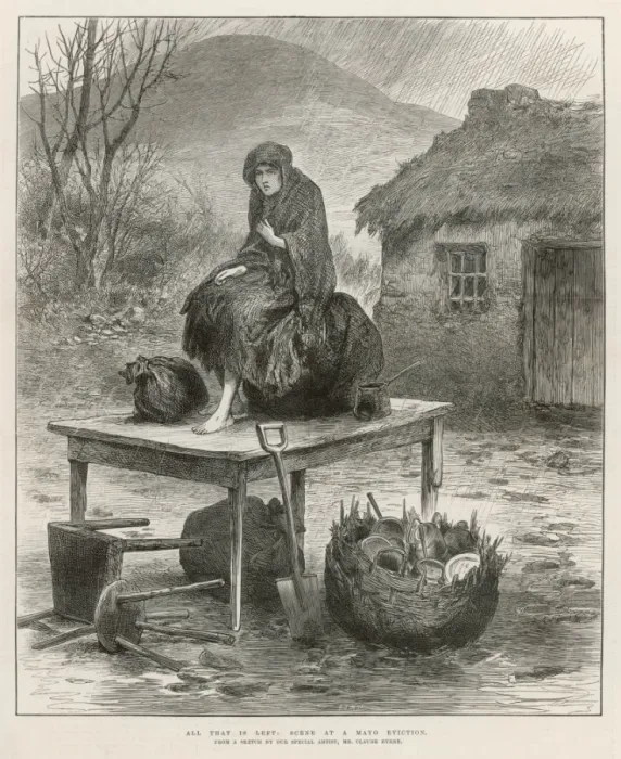 Framed Print : After the Eviction