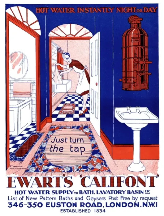 Framed Print : Ewarts Califont Hot Water Supply, 1927 Framed Print : Ewarts Califont Hot Water Supply, 1927