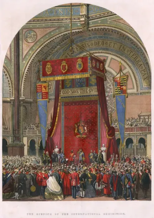Framed Print : Exhibition London 1862 Framed Print : Exhibition London 1862