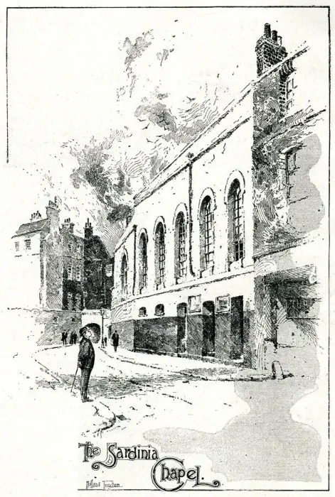 Framed Print : Exterior of the Sardinian Chapel, 1897