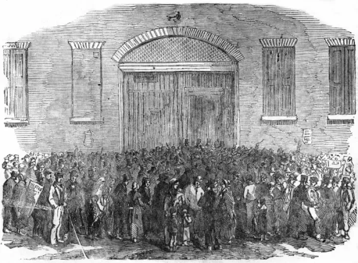Framed Print : Exterior of Whitechapel Workhouse, 1855 Framed Print : Exterior of Whitechapel Workhouse, 1855
