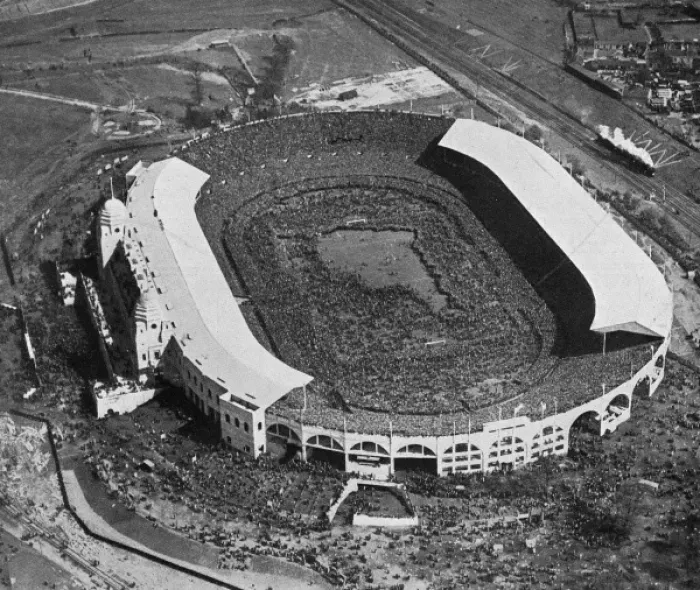 Framed Print : The F. A. Cup Final at Wembley Stadium, 1923 Framed Print : The F. A. Cup Final at Wembley Stadium, 1923