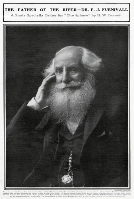 Framed Print : F. J. Furnivall Frederick James Furnivall FBA (1825 - 1910), English philologist Framed Print : F. J. Furnivall Frederick James Furnivall FBA (1825 - 1910), English philologist