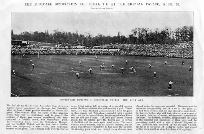 Framed Print : FA Cup Final 1901 Framed Print : FA Cup Final 1901