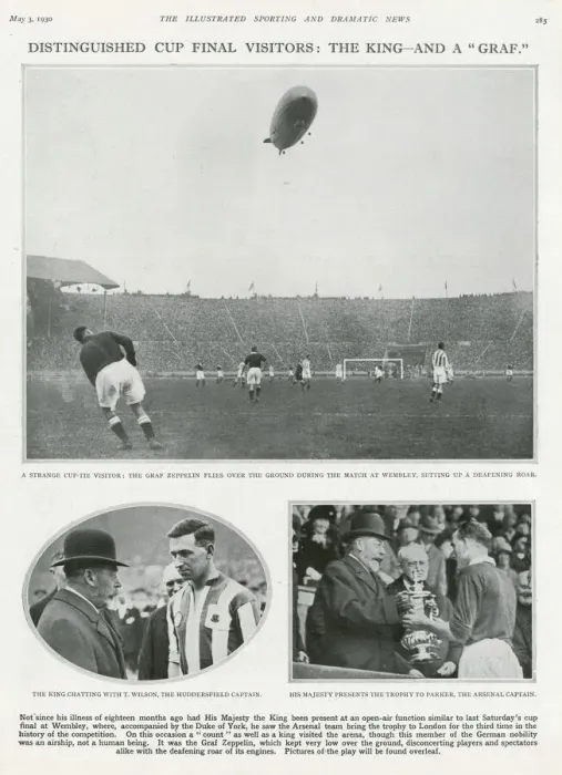 Framed Print : The FA Cup Final 1930
