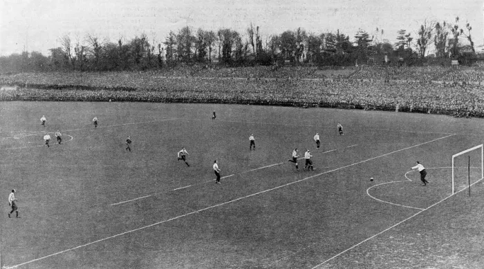 Framed Print : FA Cup football 1902, Foulke saving for Sheffield United Framed Print : FA Cup football 1902, Foulke saving for Sheffield United