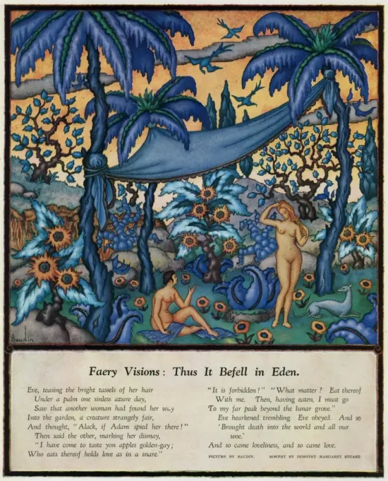 Framed Print : Faery Visions - Thus It Befell in Eden Framed Print : Faery Visions - Thus It Befell in Eden
