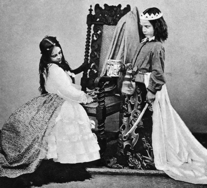 Framed Print : Fair Rosamond by Lewis Carroll, c. 1863