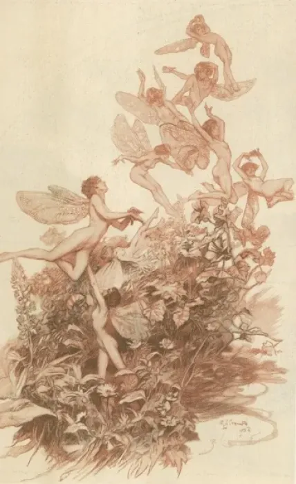 Framed Print : Fairy Frolic by G. L. Stampa Framed Print : Fairy Frolic by G. L. Stampa