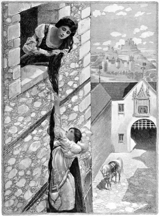 Framed Print : Fairy stories by photography, Grimms stories illustrated