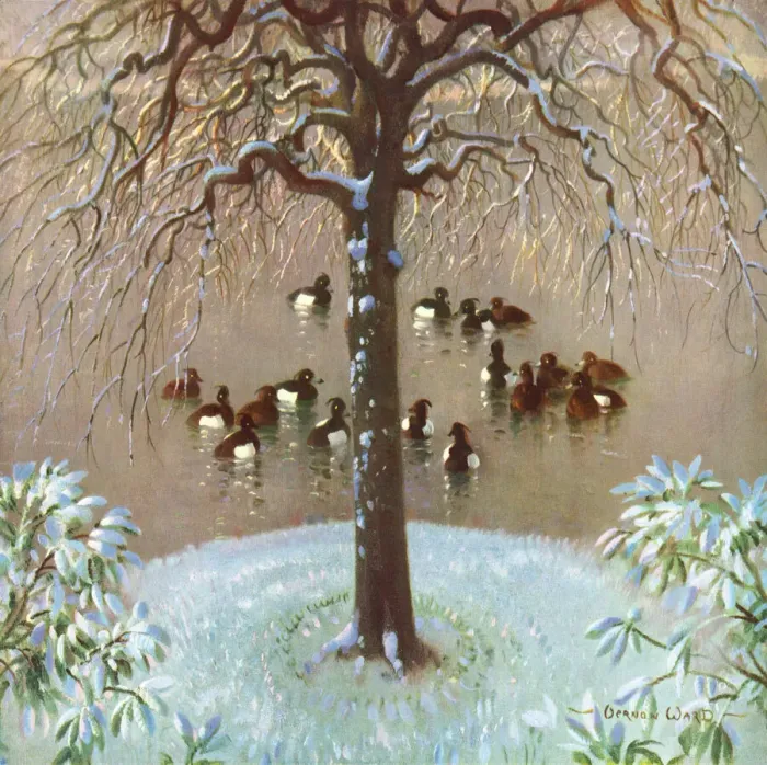 Framed Print : Family Tree by Vernon Ward Framed Print : Family Tree by Vernon Ward