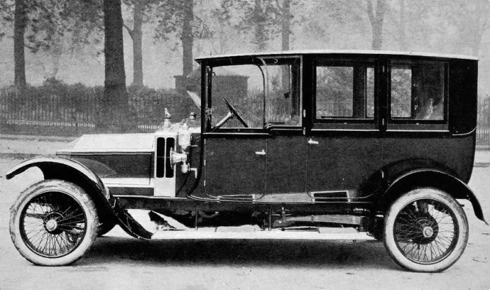 Framed Print : Famous six cylinder Siddeley-Deasy motor car