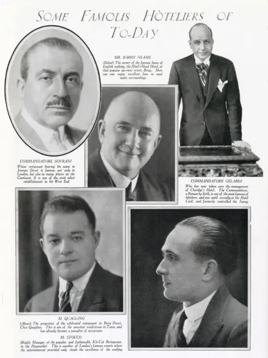 Framed Print : Some famous hoteliers of today Framed Print : Some famous hoteliers of today