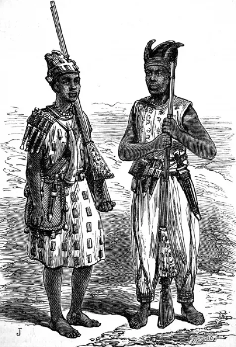 Framed Print : Fante Soldiers serving with the British against the Ashanti Framed Print : Fante Soldiers serving with the British against the Ashanti