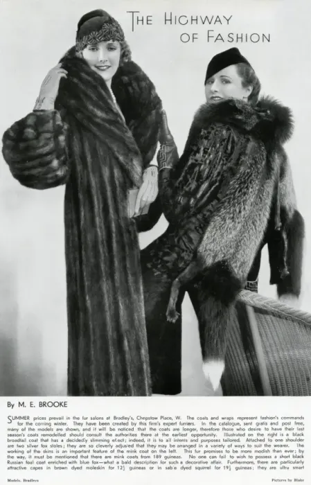 Framed Print : Fashionable furs 1933