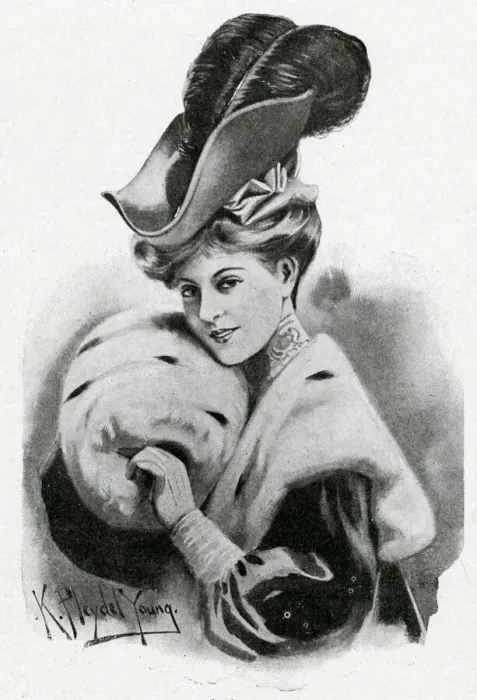 Framed Print : Fashionable tricorne hat 1905 Framed Print : Fashionable tricorne hat 1905
