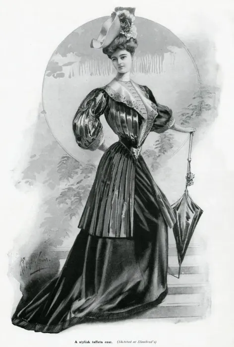 Framed Print : Fashionable womens clothing 1905 Framed Print : Fashionable womens clothing 1905