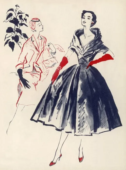 Framed Print : Fashions for 1954 Framed Print : Fashions for 1954
