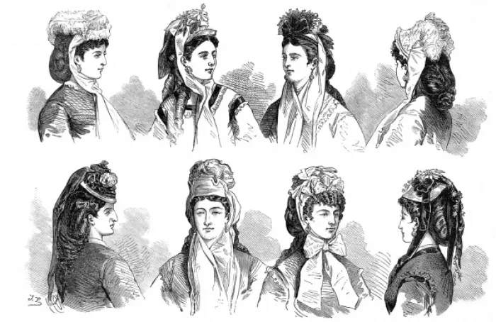 Framed Print : Fashions for June, 1870 Framed Print : Fashions for June, 1870