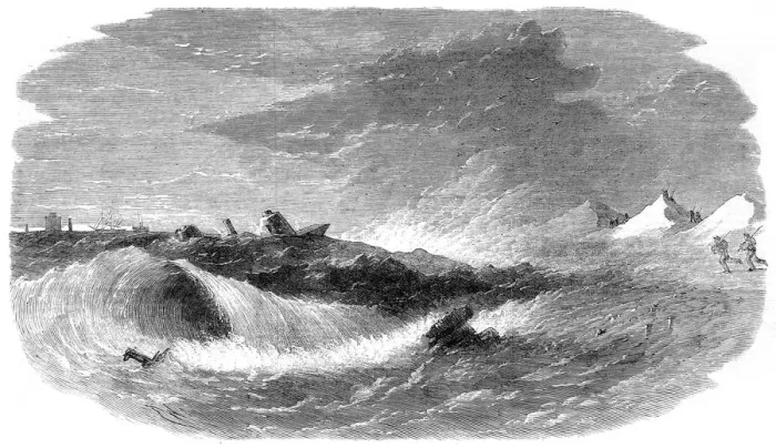 Framed Print : Federal Ironclad Keokuk off Charleston Harbor, 1863 Framed Print : Federal Ironclad Keokuk off Charleston Harbor, 1863