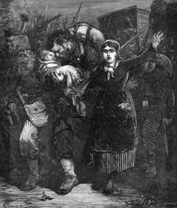 Framed Print : Female Communardesde
