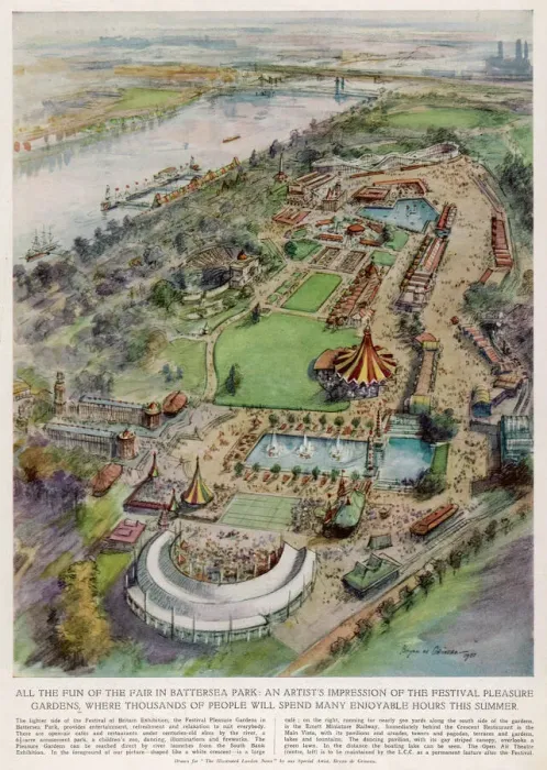 Framed Print : Festival Pleasure Garden