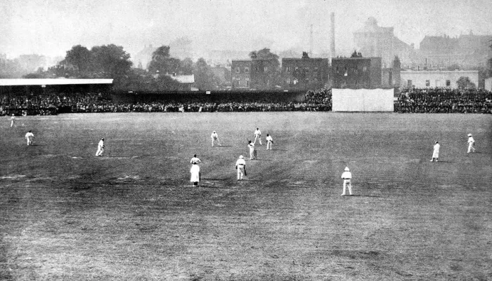 Framed Print : The Fifth Test Match, England vs. Australia, 1899 Framed Print : The Fifth Test Match, England vs. Australia, 1899
