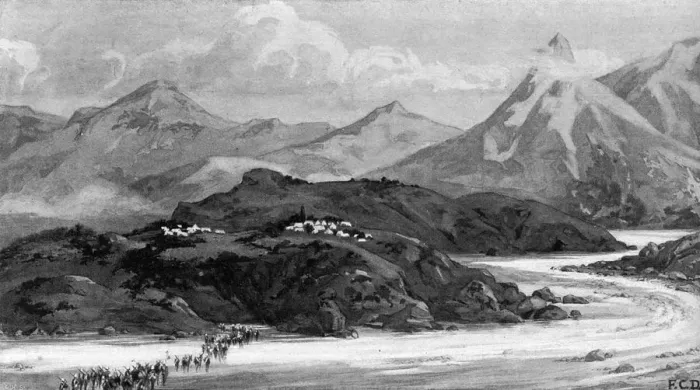 Framed Print : Fighting on the Indian Frontier: the Tirah Expedition, 1897